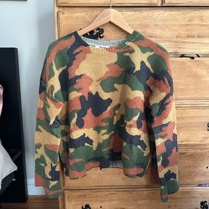 Madewell Camo Sweater